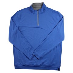 Kenneth Cole Golf Pullover Mens XXL Blue 1/4 Zip Performance Stretch $69 NEW