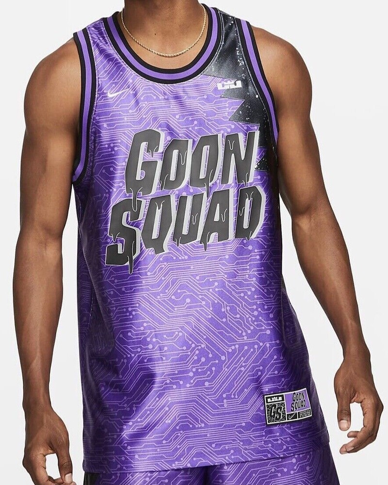 Men’s Medium - Nike LeBron Space Jam Goon Squad Basketball Jersey DJ3872-560