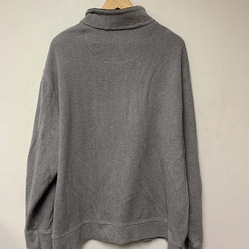 Lands End Men’s XXL 2XL 1/4 Zip Sweater Quarter Zip Pull Over Sweatshirt 29” Pit gallery