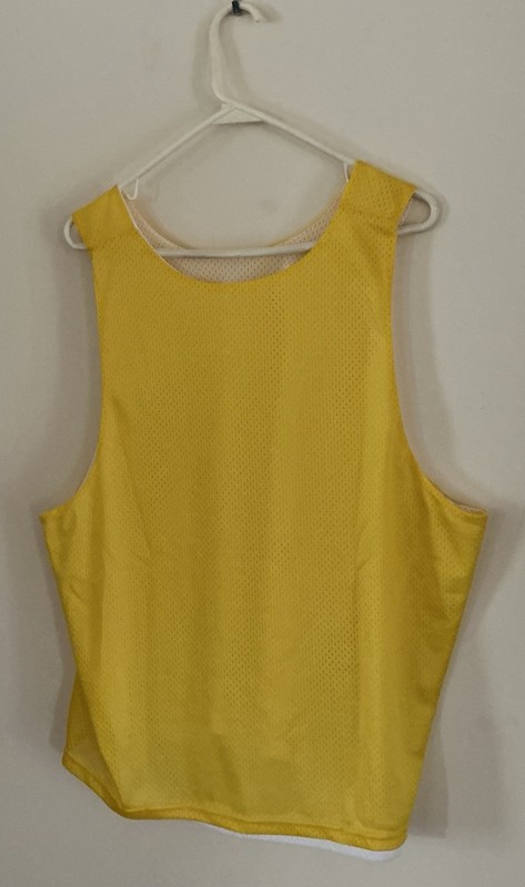 Men’s Reversible Tank Top - Yellow/White - Alleson Athletic - Size L/XL - New gallery