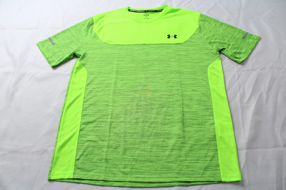 Under Armour Men's Active Tech Utility Short Sleeve T-Shirt EJ3 Green Medium
