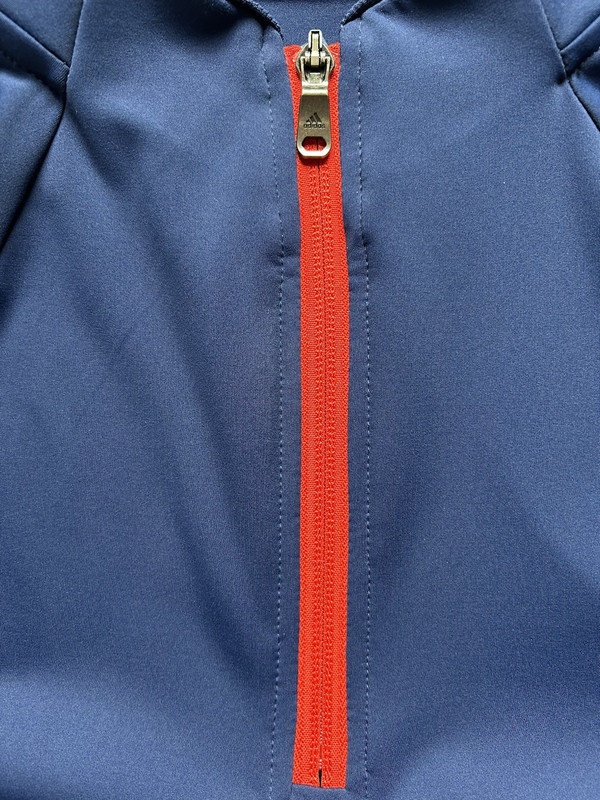 Adidas USA 1/4 Zip Red Blue Pullover FR9645 • Men's L gallery