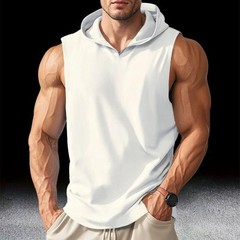 Men’s Running Tank Tops Sleeveless Gym Sport T-shirt Fitness Training Workout
