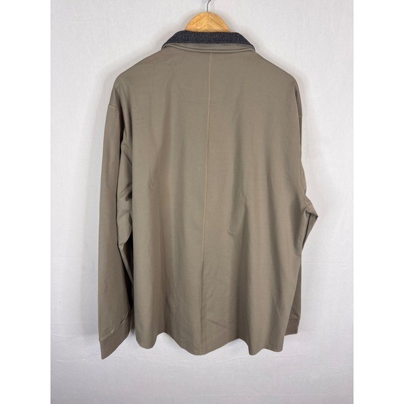 BYLT Premium Basics Elite Fairway Pullover Taupe XXL Mens Quarter Zip NWT gallery