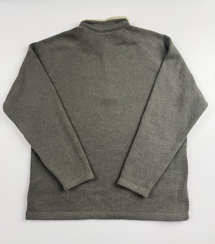 Columbia Pullover Mens XL Gray Fleece Quarter Zip Sherpa Lined Hiking Top gallery