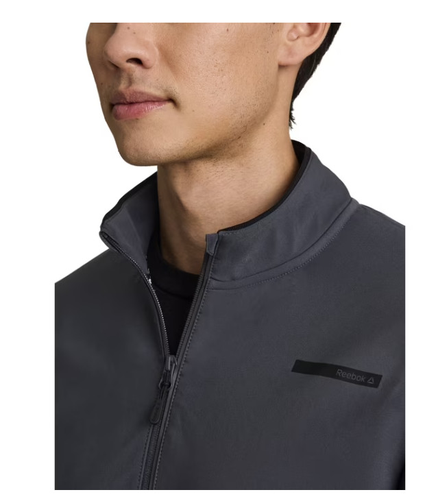 Reebok Men’s Big & Tall Commuter Hybrid Quarter Zip Pullover Size 2XL Ebony NWT gallery