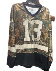 V Neck Camo Jersey By No boundaries. Size L. Lucky Number 13