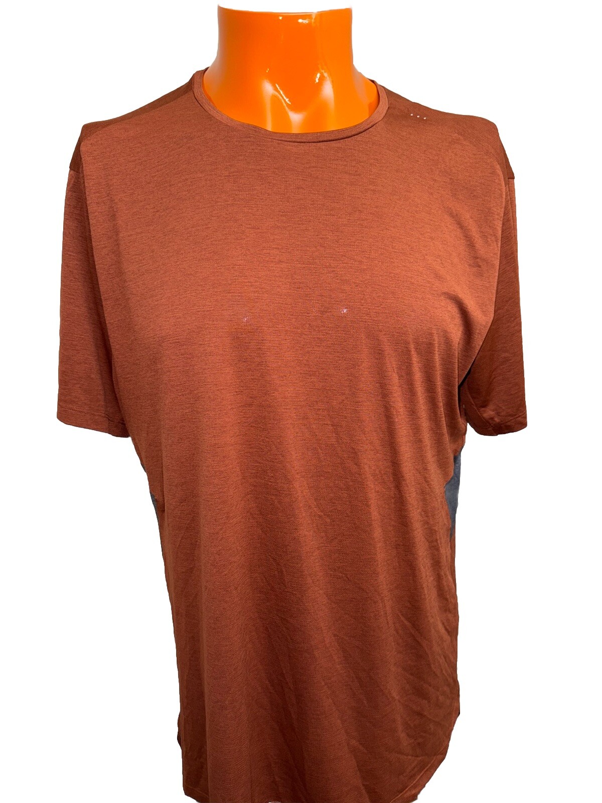 Lululemon Fast Free Short Sleeve Red/Orange Gray Men's Size XL gallery