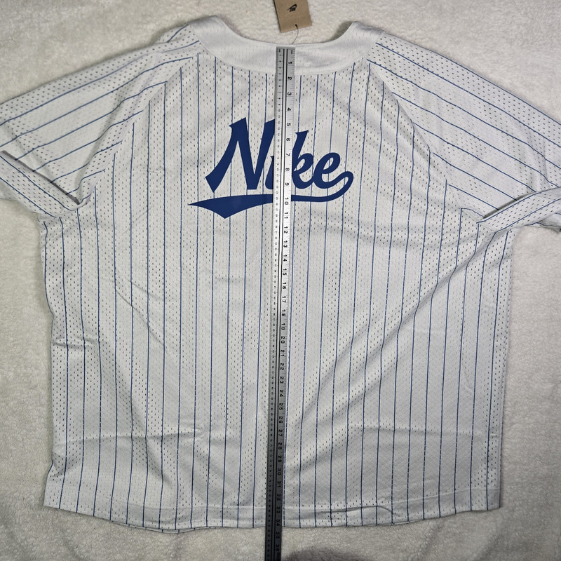 Nike Sportswear Club Mens 4XLT Baseball Jersey White Blue II4428-026 4XL Tall gallery