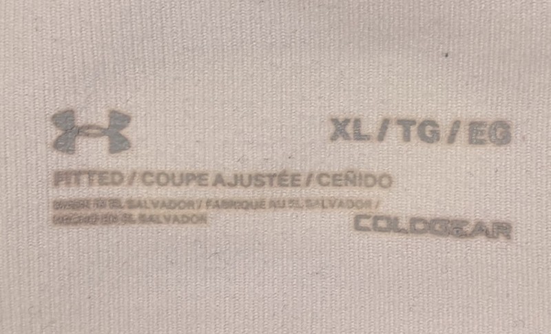 Under Armour ColdGear Fitted Long Sleeve T-Shirt White XL Men gallery