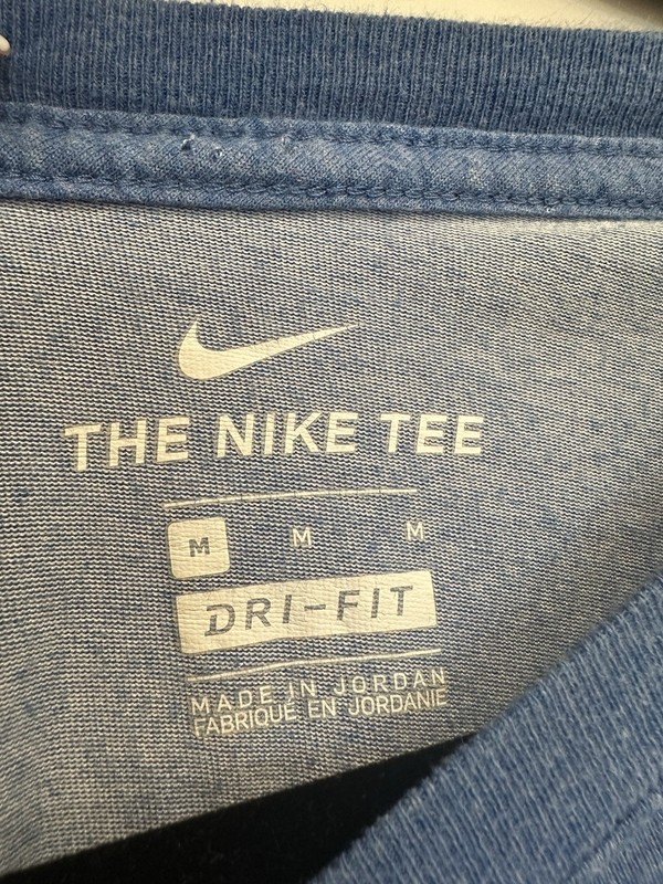 Nike Dri-Fit Blue Performance, The Nike Tee, Size Medium, Active, Casual gallery