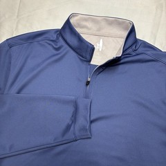 Johnnie-O Diaz Performance 1/4 Zip Pullover Mens XL Navy Blue Golf JMKO2020