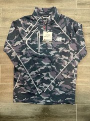 NEW Medinah Country Club Sunice Allendale Camo Golf Pullover 1/4 Zip Men Size S