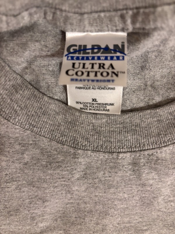 ￼ Kayak Mens XL Gray Gildan Ultra Cotton. New! Back side is very inspirational. gallery