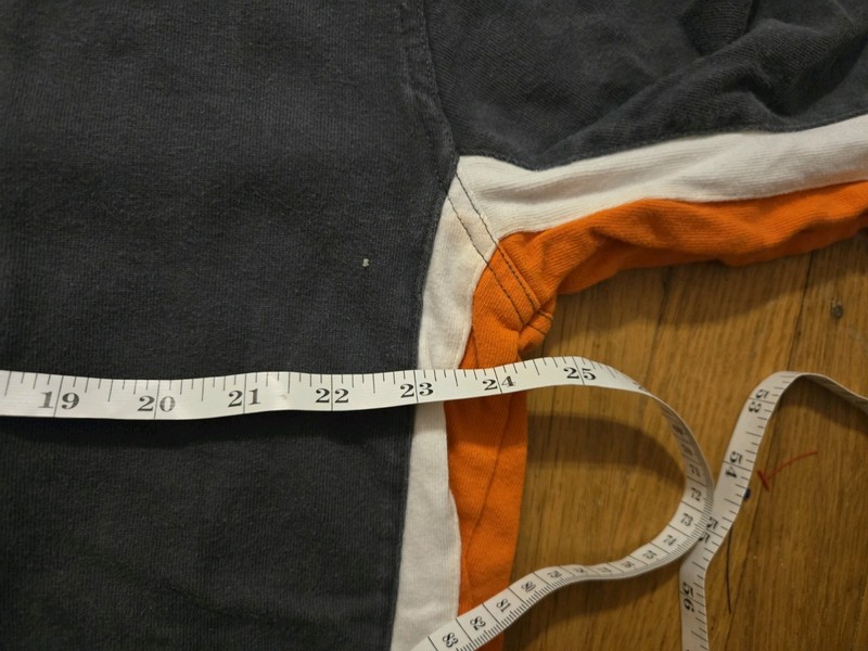 Vintage 1990s Adidas Rugby Collared Long Sleeve Shirt - Orange And Grey - XL gallery