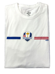 New Under Armour 2025 Ryder Cup USA White T-Shirt Men’s Small