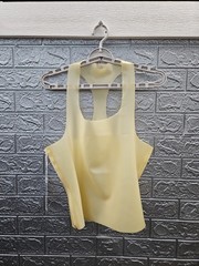 New Salt Murphy Men’s Carlise Latex Tank Nude Natural Sz L