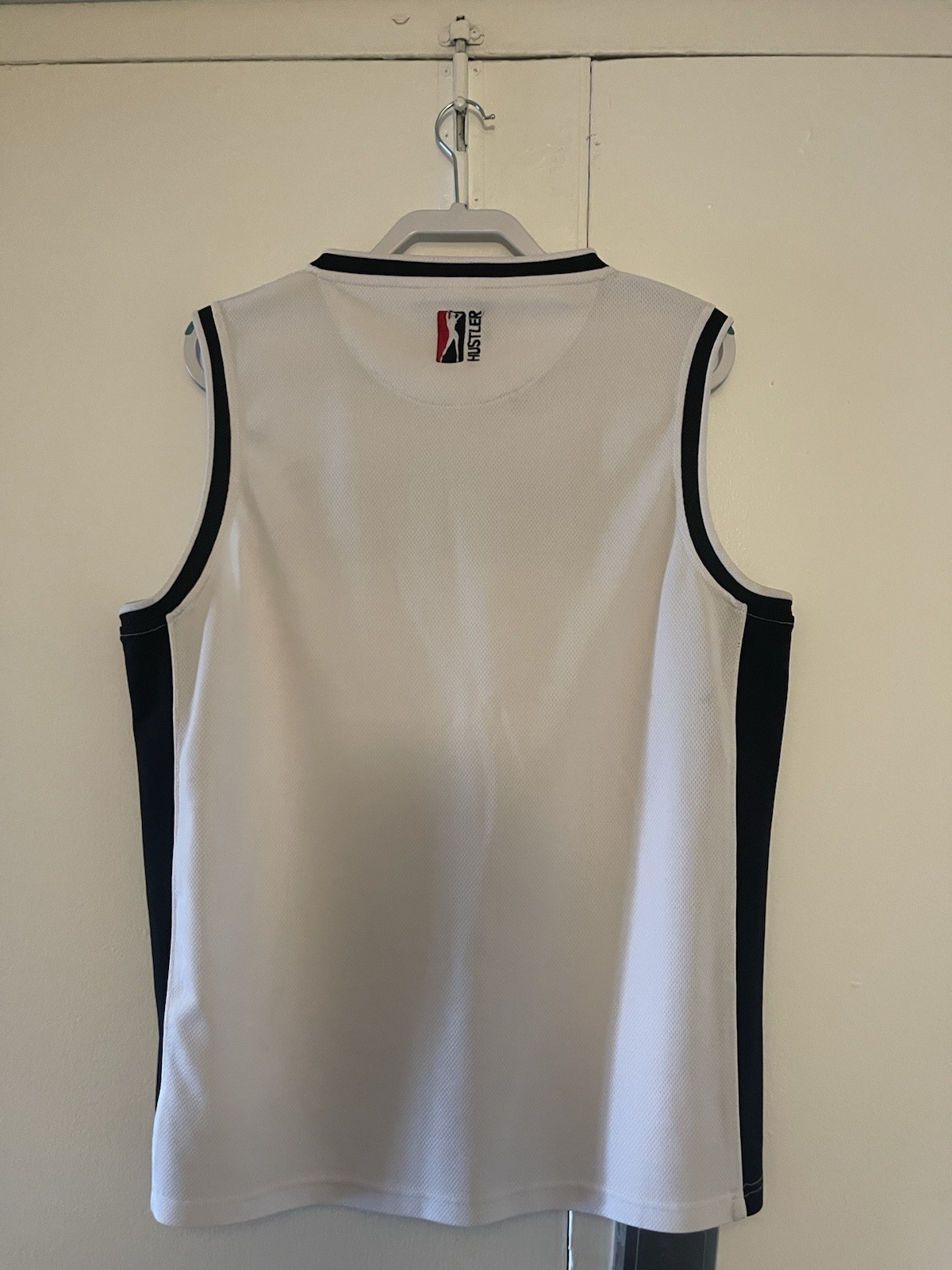 Vintage HUSTLER Magazine Larry Flynt Basketball Jersey Men's Sze XL White Y2K gallery