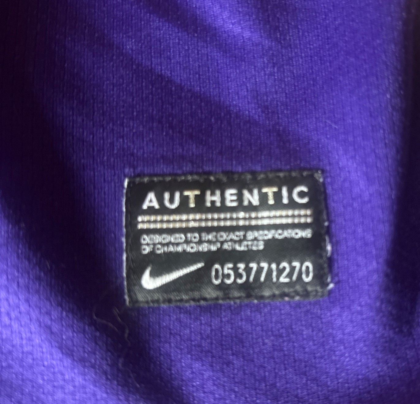 Michigan State University Athletic Jersey purple MSU Spartans small Nike Dri Fit gallery