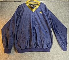 Adidas Pullover Windbreaker Jacket With Zipping Pockets Men’s Size Large