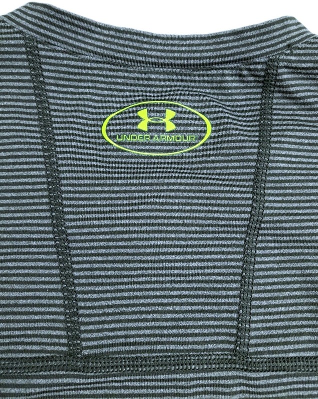 Under Armour Men's Large Infrared Fitted T-Shirt Gray Long Sleeve ColdGear Green gallery