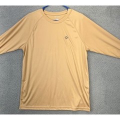 Naviskin Shirt Adult Medium Yellow Logo Workout Gym Activewear Long Sleeve Mens