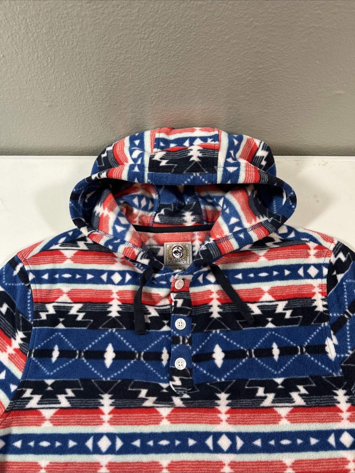 Men’s Cinch Long Sleeve 1/4 Button Pullover Sweatshirt Sz M Aztec Southwest gallery