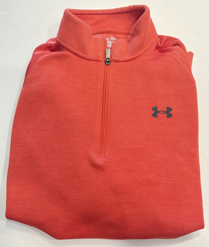 Under Armour Pullover Men's Large ColdGear Storm 1/4 Zip Long Sleeve Top