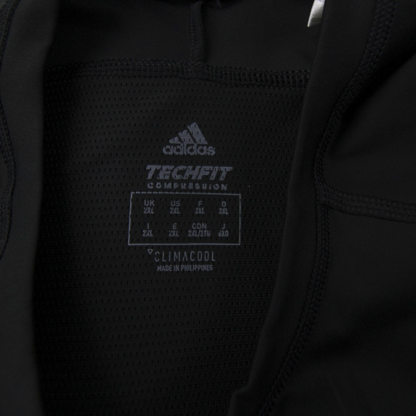 adidas Techfit Compression Top Men's Black New with Tags XXL gallery