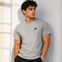 The Nike Tee Shirt Gray Heather Men’s XL Short Sleeve Athletic Casual