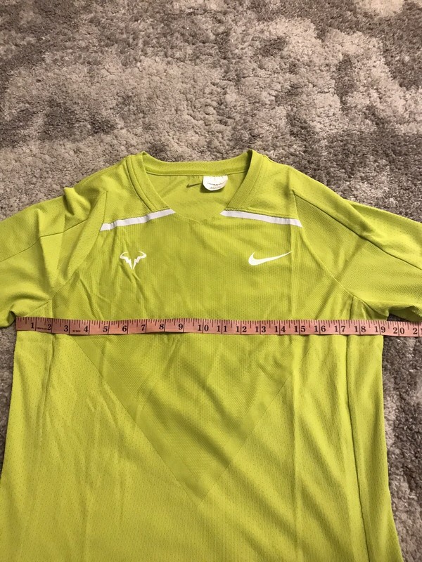 Nike Rafa Custom Athlete Match Shirt Rafael Nadal Custom Size Bright Cactus New gallery