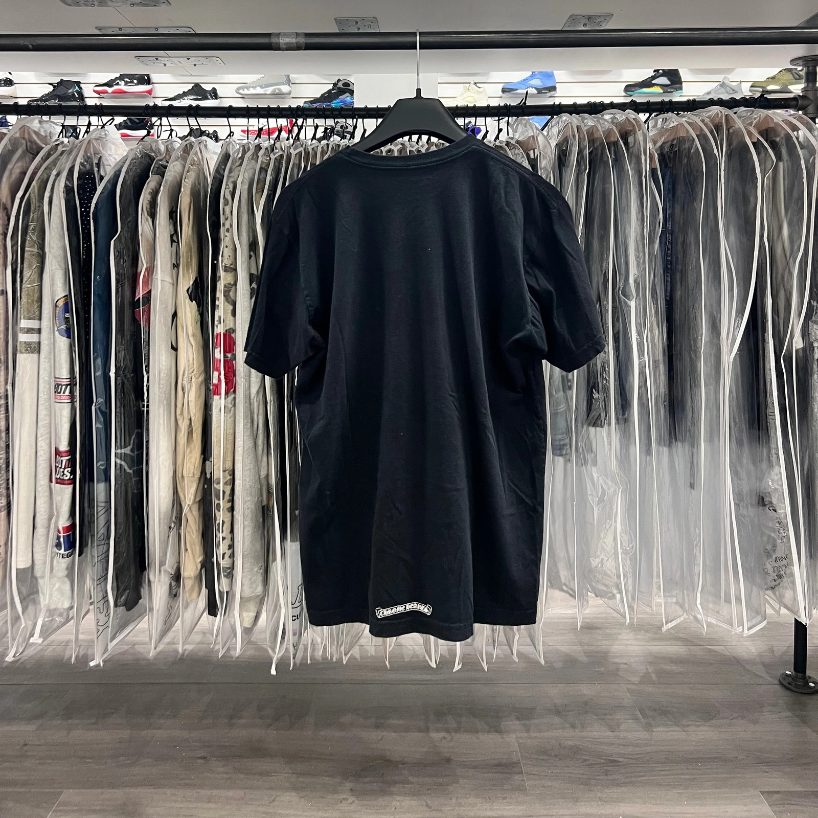 Chrome Hearts Neck Logo Tee Black (Lightly Worn) gallery