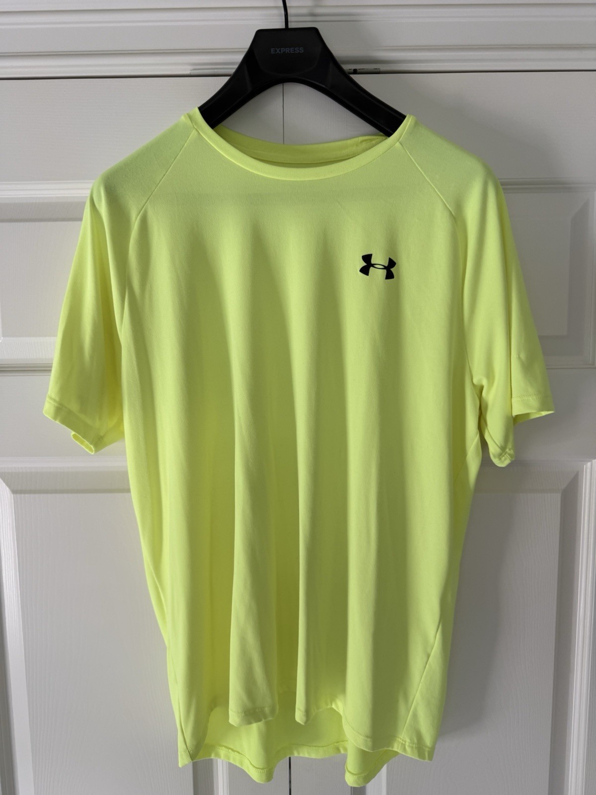 Under armour the tech tee men’s large bright neon color heat gear gallery