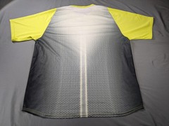 Vintage Nike Shirt Mens XL Yellow Gray Mesh Short Slv Run Training DriFit Taiwan
