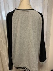 Club Room men’s gray and black casual shirt- L