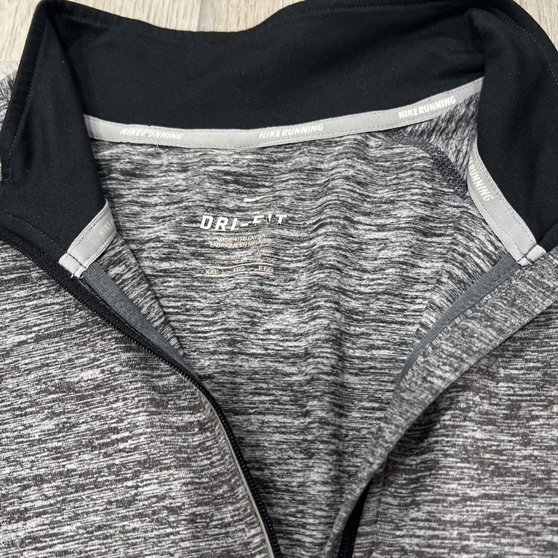 Nike Dri-Fit Element 1/4-Zip Running Top Smoke Grey Men Size 2XL Thumb Holes XXL gallery
