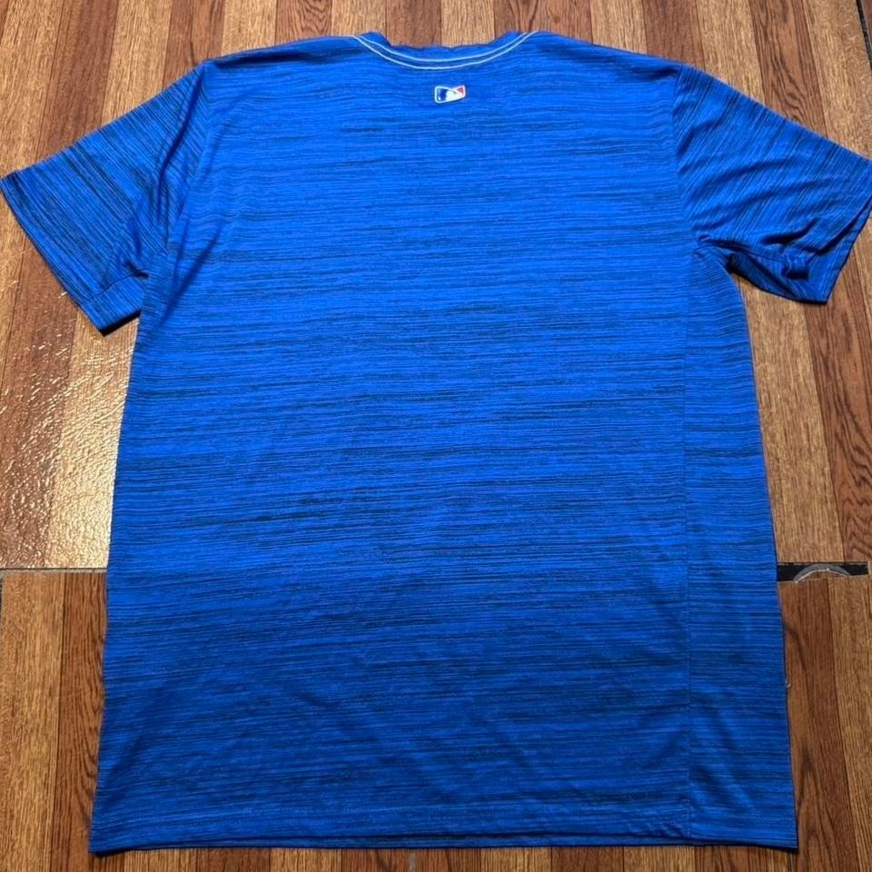 Nike Blue LA Dodgers Dri-Fit Tech Retro Sportswear Train Shirt Medium gallery