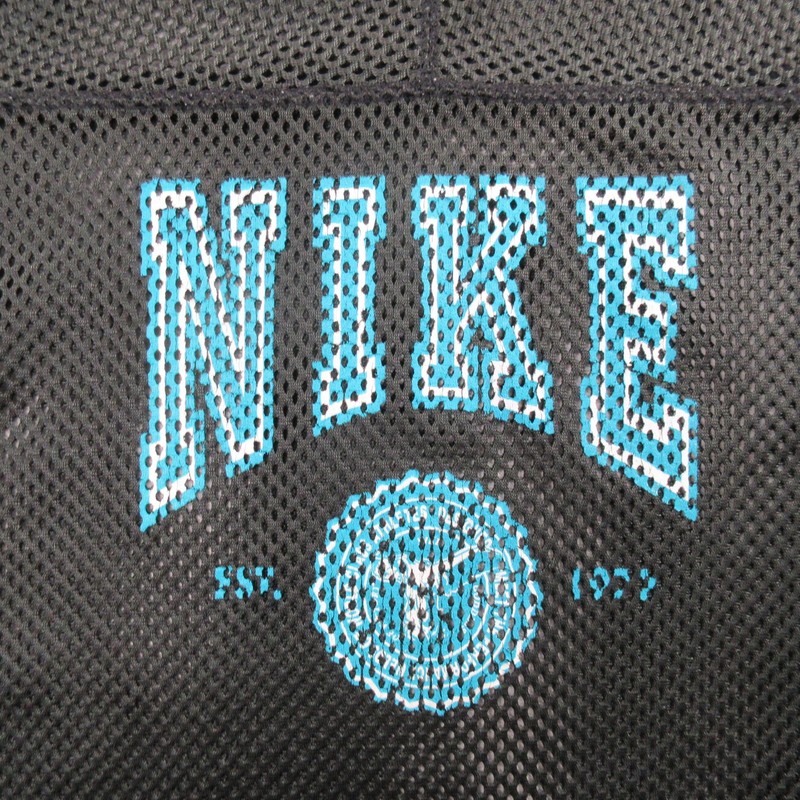 Vintage Nike Shirt Mens Large Black Mesh Football Jersey Graphic Top Breathable gallery