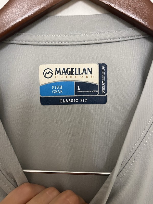 Bundle of 3 Fishing shirts- Reel Life, Magellan, Huk Size L (1) and XL (2) gallery
