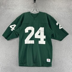 Vintage Champion Shirt Mens Medium Green 24 COHEN Mesh Football Jersey 70s