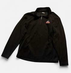 Nike Golf Quarter Zip Sweater Men’s L Black Bulldogs Tennis Pullover