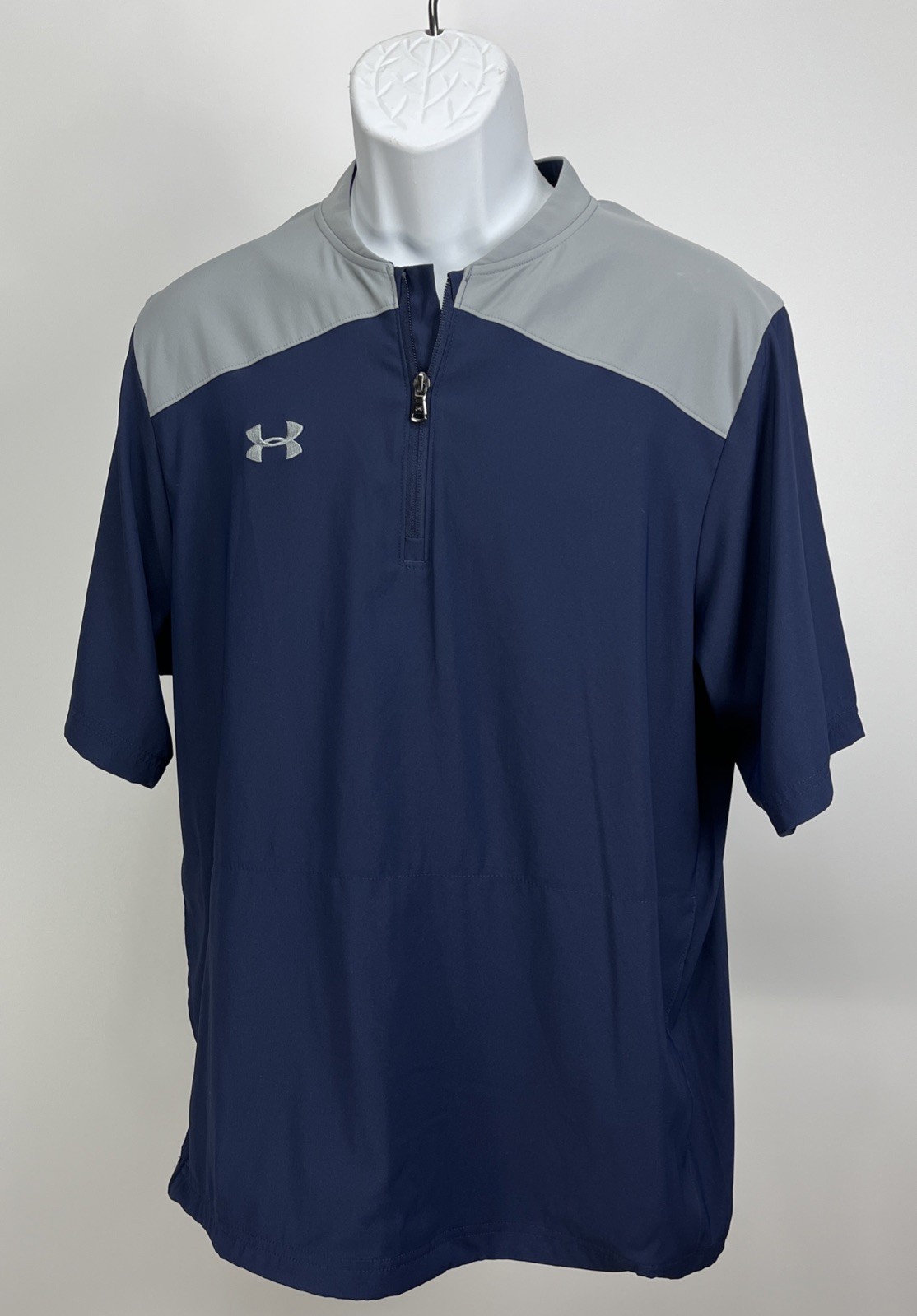 Under Armour Triump Cage Midnight Navy Storm Wind Shirt Men’s M gallery