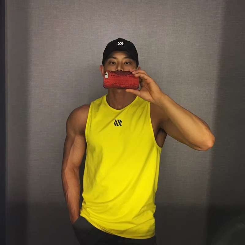 GITF Men's Stringer Tank Top Gym Workout Sleeveless Fitness Running Shirt Vest gallery