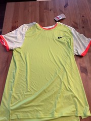 NWT men’s large nike Court Dri-FIT advantage Tennis Shirt/top FD5320-389
