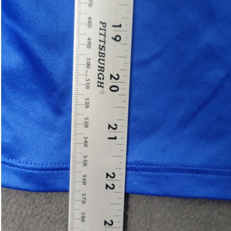 EUC Y2k Nike Dri-FIT Men-S Royal Blue White Mesh Back Running Tank Top Singlet gallery