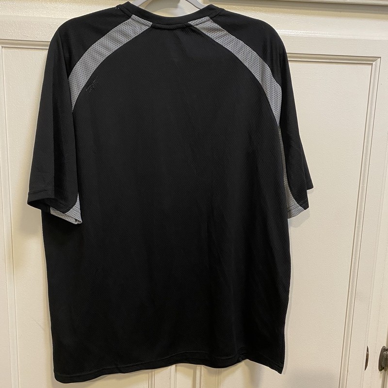 Reebok Black Male T-shirt Size L active Sport gallery