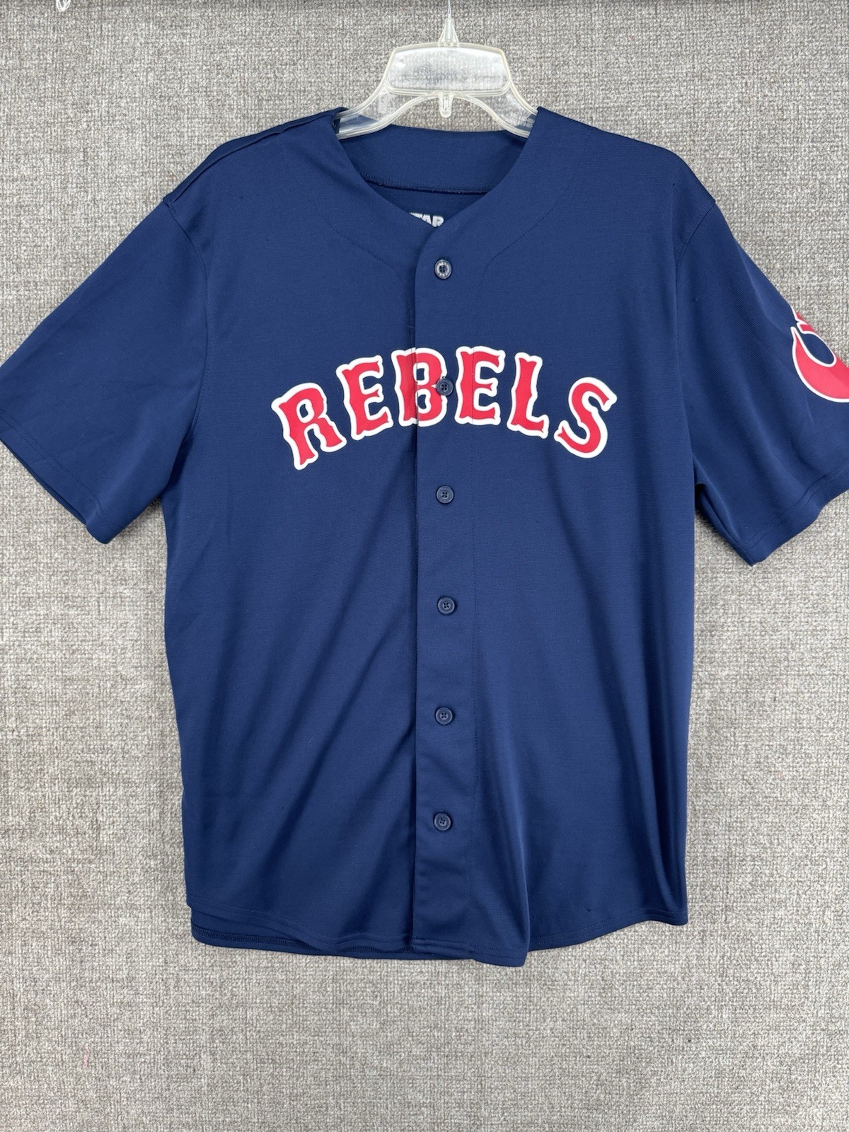 Star Wars Rebels Baseball Jersey Mens Skywalker #77 Button Boston Red Sox Medium gallery
