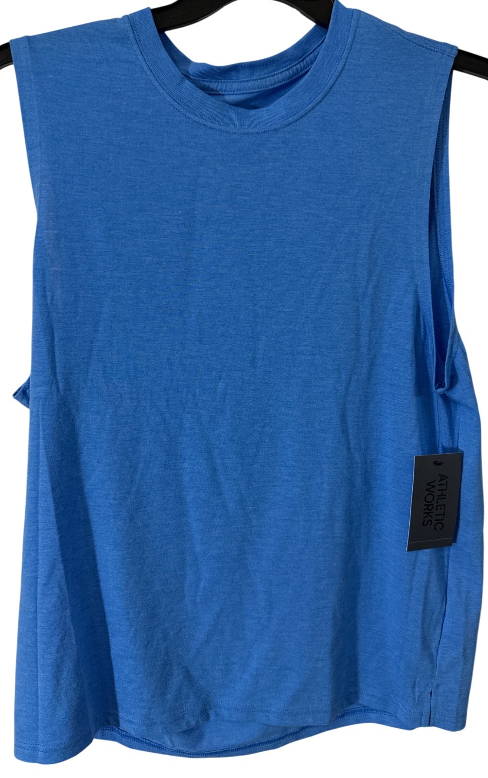 Athletic Works Men'sl Tri-Blend Muscle Tee Blue Medium NWT gallery