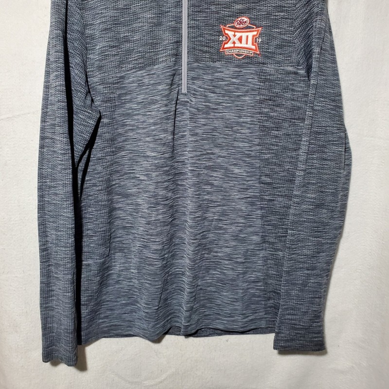 Under Armour Shirt NCAA Dr Pepper 2019 Championship Gray 1/4 Zip Mens Large gallery
