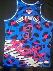 Pink Panther Leopard Miami Men’s Headgear Classics Embroidered Basketball Jersey